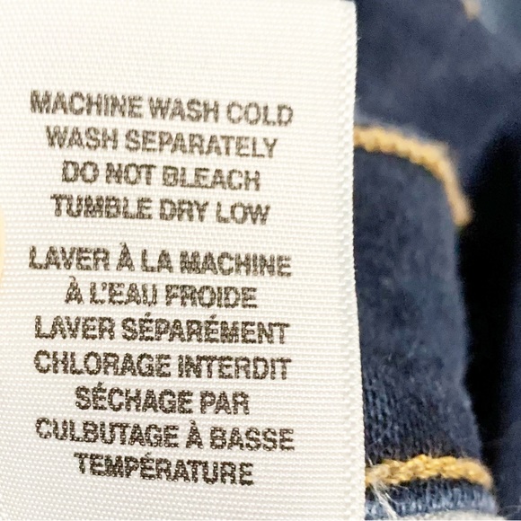 Lucky Brand Dark Wash Charlie Baby Boot Denim Jeans Five Pocket Styling Mid Rise - Picture 12 of 15